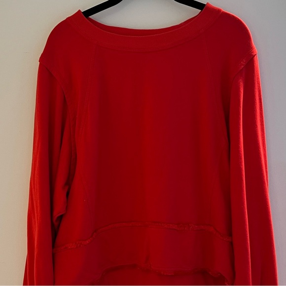 Free People FP Movement - Where The Wind Blows Red Sweatshirt -  Women's Medium - Picture 5 of 7